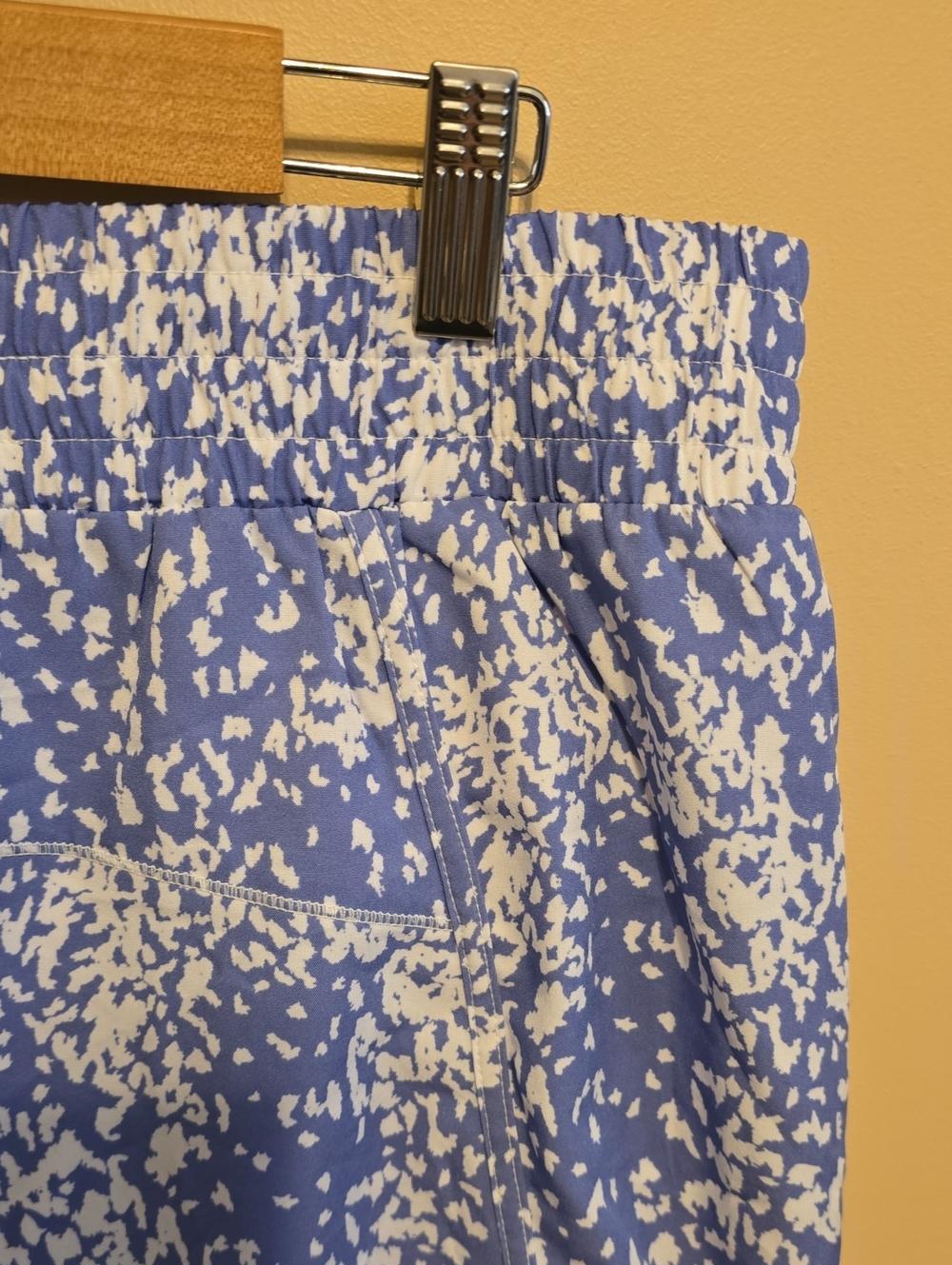 RBX Shorts Skort Womens Size Large White Blue Pattern Skort Skirt Activewear - Picture 9 of 12
